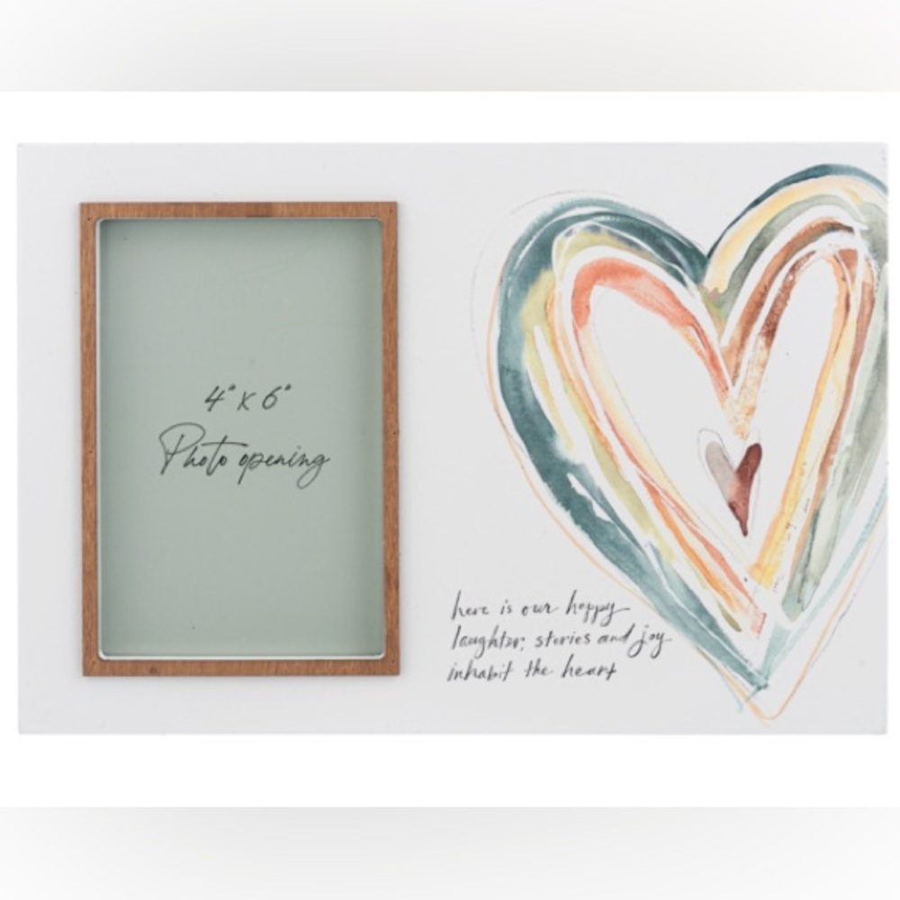 ⭐️NWOT Ganz Heart Picture Frame